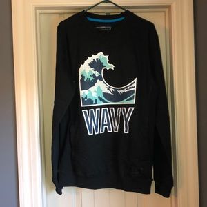 NWT Entree LS “Wavy” Crew Neck Sweatshirt